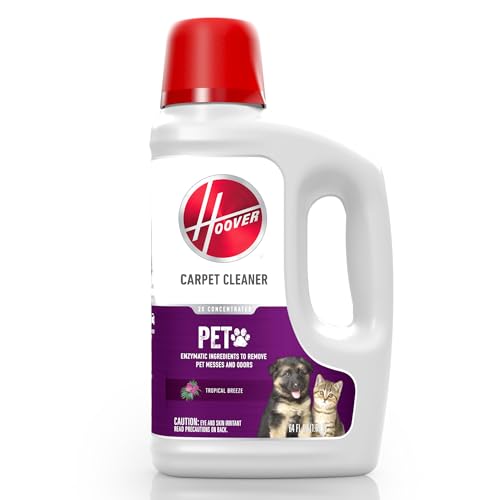 Pet Carpet Cleaner Solution, 64 oz., Tropical Breeze Scent