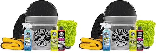 HOL_128 Car Cleaning Kit, with Car Wash Soap, Car Wash Bucket and 16oz Car Care Cleaning (8 items) (Pack of 2)