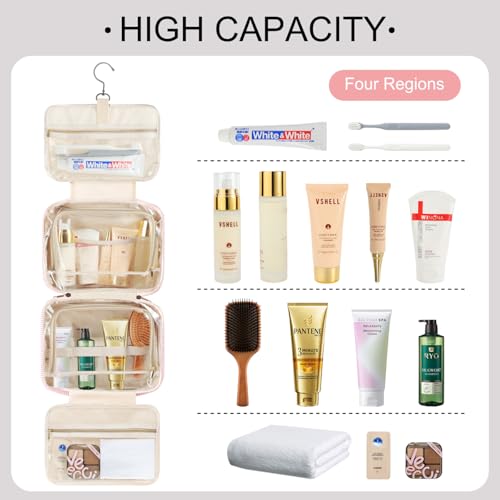 Travel Hanging Toiletry Bag & Makeup Bag for Women Girls Kids Gifts - view 4