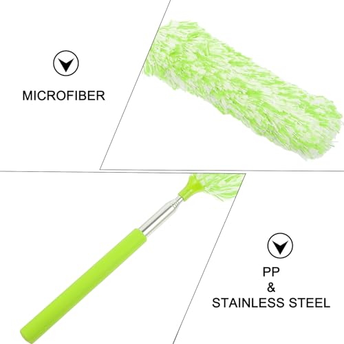 Telescopic Microfiber Duster Wand with Bendable Head, Reusable Cleaner - view 3