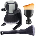 Curveball Detail Brush, Car Ultra Soft Bristles Detailing Brushes, 4PCS Professional Auto Cleaning Brush, Covers Large Area Inside or Outside Vehicles, Exterior Interior Brush- Gray