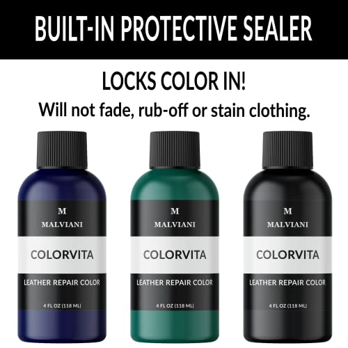 Leather Repair Color - Metallic Gold - Restore Furniture, Couch, Car Seat & Sofa - 4 oz. - view 3