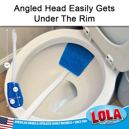 Bath & Toilet Bowl Scrubber Brush w/Comfort Handle & Hang Hole- 2 Pack - view 5
