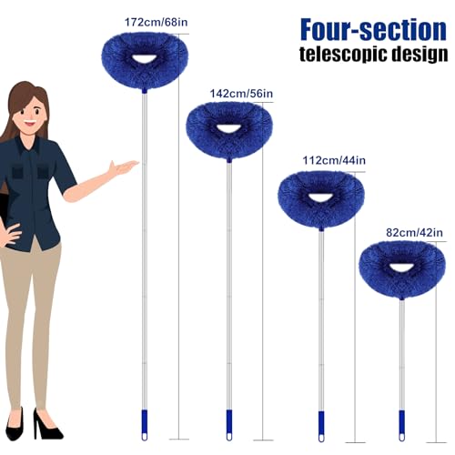 Max 66'' Ceiling Fan Cleaning Duster with Extension Pole Wall Dusting Brush - view 2