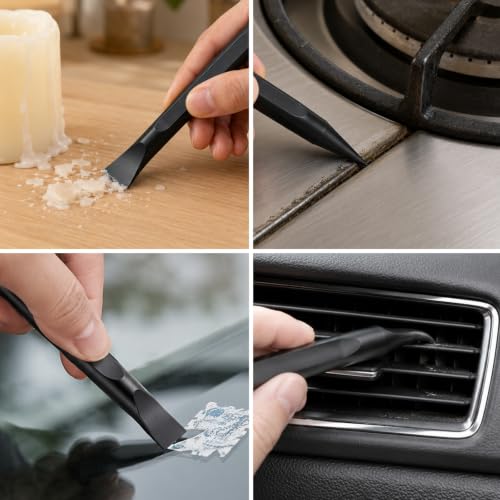 Car Detailing Pick Set 12 PCS Black Plastic Scraper Crevice Cleaning Tool - view 6