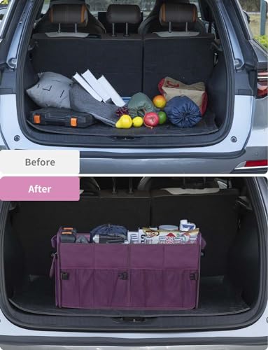 Car Trunk Organizer for SUV 72L Large Capacity 4 Compartment - view 2