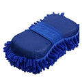 1/2Pcs Blue Microfiber Chenille Auto Cleaning Kit