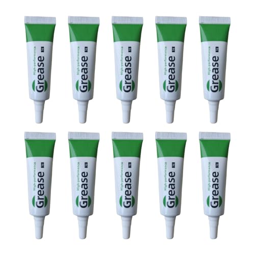 Dielectric Grease - Spark Plug Lubricant, Marine Sealer | 10 Pcs Electrical Connector Protection, Silicone Brake Compound, Automotive Repair Maintenance Grease, Multi-Purpose Vehicle Workshop Supply