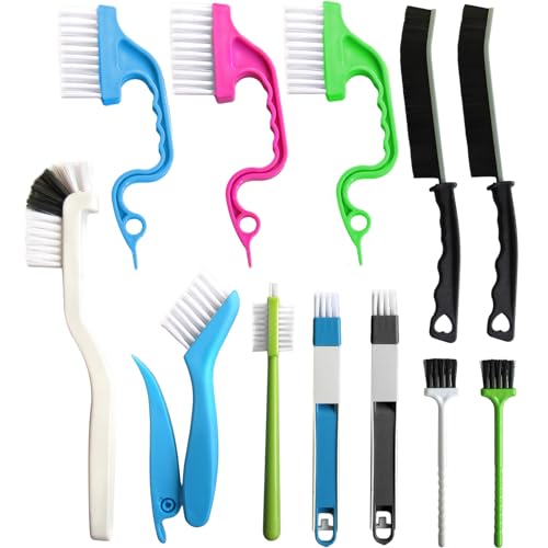 Crevice Cleaning Brush Set,Small Groove Cleaner Tools,12Pcs