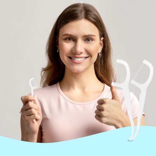 Individually Wrapped Floss Picks 500 Pcs Disposable Bulk Pack - view 7