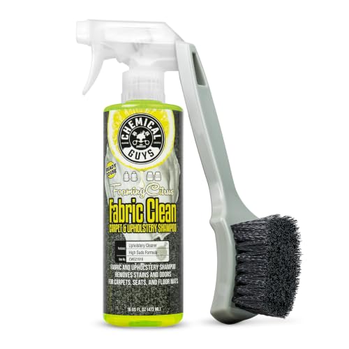 Citrus Fabric & Carpet Cleaner Spray with Brush Kit, 16 oz