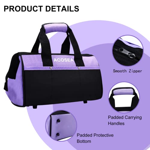 13 Inch Purple Tool Bag - view 3