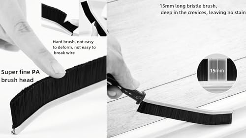 1 PCS Crevice Cleaning Brush,Hard Bristle Crevice Cleaning Brush,Crevice Cleaning Tool is Effective to Clean the Small Gap of Kitchen, tolilet and Windows. (1pcs) - view 6