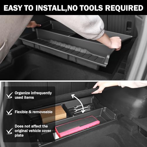 Hidden Trunk Organizer for Tesla Model Y 2019-2026, 5-Seater Only - view 5