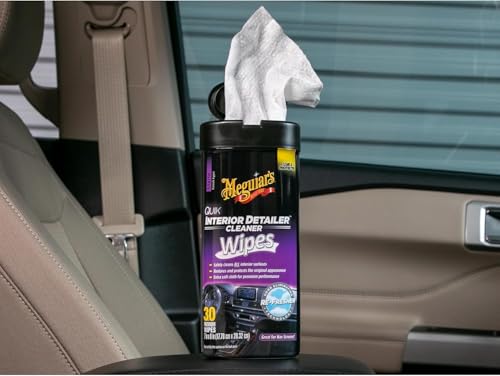 Quik Interior Detailer Wipes, Cleans, Protects & Refreshes All Car Surfaces, 30 Ct, 3 Pack - view 5