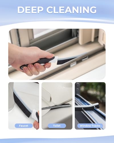 Crevice Cleaning Brushes, Scrub Brushes for Hard to Reach Space - view 2