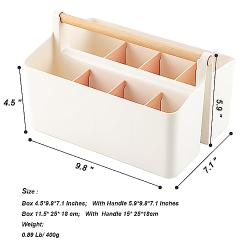 2 Pack Art Supply Caddy Organizer with Handle,Colored Pencil Holder Markers - view 2
