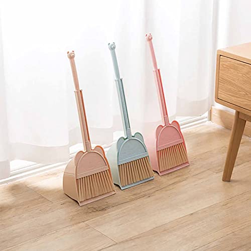 Heavy Duty Broom and Dustpan Set for Sweeping Lightweight, Indoor Tools with Long Handle, Static-Free Bristles Ideal for Hardwood Floors, Tile, Pet Hair and Daily Use - view 2