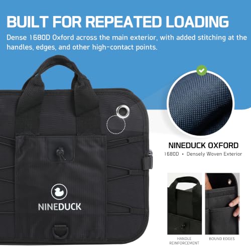 1680D 114L Extra-Large Collapsible Car Trunk Organizer with Lid - view 2