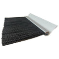 JaCor 3.0" Nylon Brush Seal Weatherproofing, 3.0" Brush Seal x 1.0" 45deg Holder x 8ft.+ 8ft Long Brushes (16ft Total)