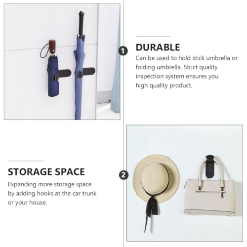 Car Umbrella Clip Holder, PP Plastic Hook Self Adhesive 3pcs - view 5