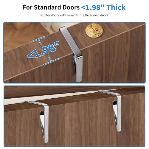 Over the Door Organizer, Extra Large Storage for Bedroom, Beige - view 3