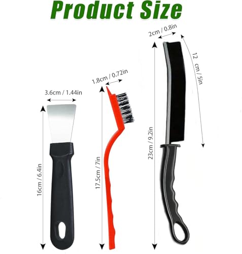 7 Pack Crevice Cleaning Brush, Household Use Multifunctional Hard Bristle Gap Cleaning Brush for for Kitchen,Bathroom, Car, Grout, Window,Tracks,Bathtub,Vehicle,Faucets,Bowl,Teapot,Cup - view 7