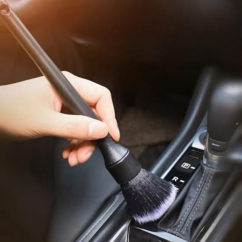 Ultra-Soft Car Detailing Brush Set, Scratch-Free Cleaning Brushes for Interior and Exterior, Air Vents, Dashboard, Wheels, Engine Bay, and Leather Surfaces - view 6