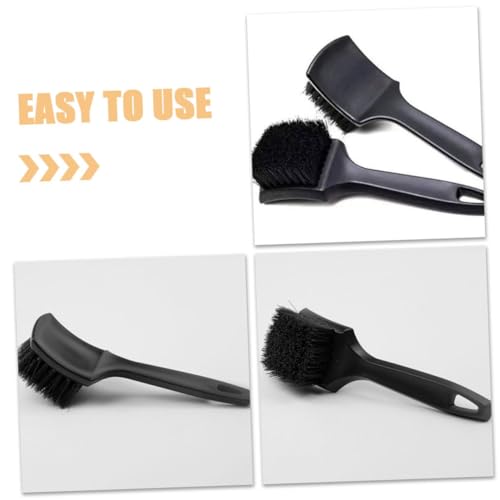 2pcs Car Detailing Brush Hard Bristle Tire Wheel Cleaner for Deep Cleaning Rims and Hubs Essential Tool for Vehicle Detailing and Maintenance - view 2