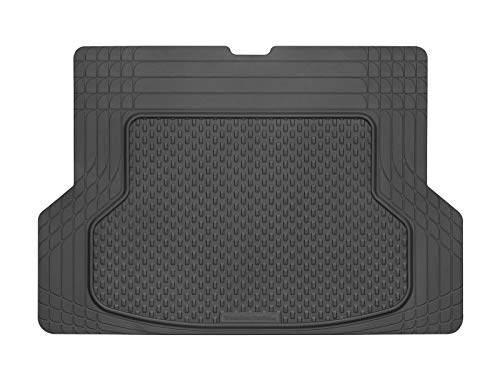 Universal Trim to Fit All Weather Cargo Mat for SUV Floor and Car Trunk Liner, Black