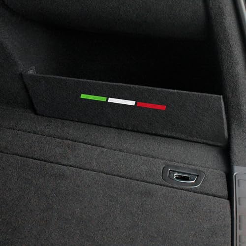 Car Rear Trunk Organizer Side Divider Board Sticker fits for Alfa Romeo Stelvio 2017 2018 2019 2020 2021 2022 2023 2024 2025 2026 Interior Accessories - for Stelvio ONLY - view 7