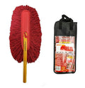 62442 Standard Car Duster with Wooden Handle,Red