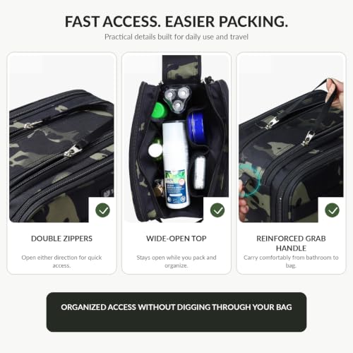 Toiletry Bag for Men - Extra Large Tactical Dopp Kit for Travel - view 4