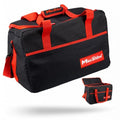 Car Detailing Organizer Bag Tote | Black 600D Oxford Fabric, Water-Resistant & Lightweight | Professional Auto Detailing Tool Bag with Multiple Pockets for Car Care & Garage Storage