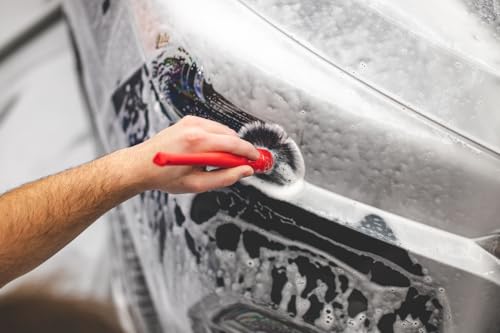 TriGrip Ultra-Soft Detailing Brush Set - Scratch-Free Cleaning for Exterior, Interior Panels, Emblems, Badges, Gauges, Infotainment Screen - Octane Ectoplasm - view 6