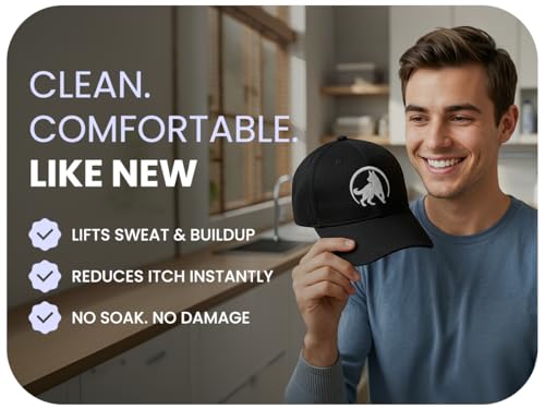 Hat Renew Eco-Friendly Ingredients Foaming Hat Cleaner Kit - Fresh Linen Scent - Sweat Stain & Odor Remover for Hats & Caps - No Soaking, No Washing Machine - Safe for Embroidery & Structured Hats - view 3
