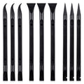 9 Pcs Cleaning Scraper Tool Detailing Picks Non Scratch, Black