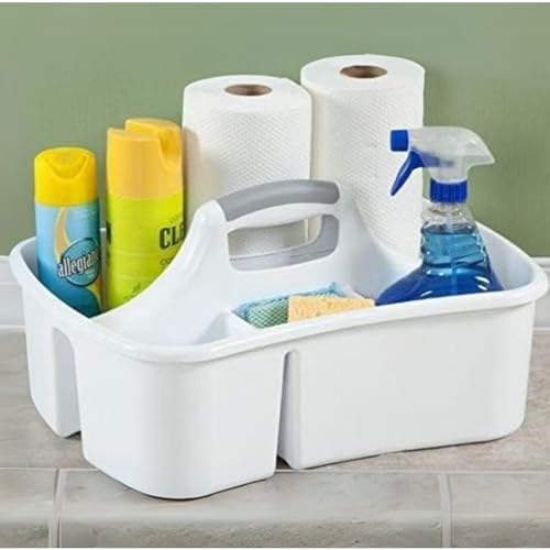 Extra Large 5 Gallon Divided Cleaning Caddy Organizer with Handle - view 2