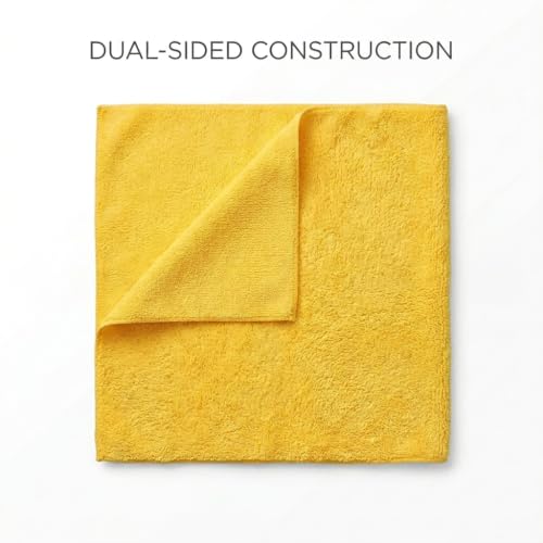 Ethos Edgeless Towel - Microfiber Car Cloths - 16x16 Ultra Soft 390 GSM Car Detailing Towels for Buffing, Cleaning - Car Cloth for Interior & Exterior (1 - Microfiber Car Cloth) - view 7