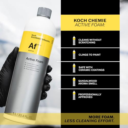 Active Foam - Phosphate and NTA Free, Paintwork Protective, Unique Foam Formulation, Long Lasting Sandalwood Aroma (1 Liter) - view 2
