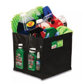 Portable Cargo Bin Trunk Organizer, Single Compartment, Collapsible, Black