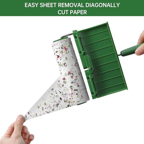 Large Lint Rollers Pet Hair Extra Sticky Furniture,Cat Dog Hair Remover Laundry Clothes Carpet,6.3 inches Wider with 320 Sheets Giant Lint Remover Brush for Couch - view 5