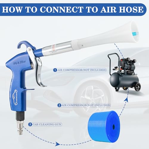 Car Cleaning Gun with Replacement Air Gun Blower - view 4
