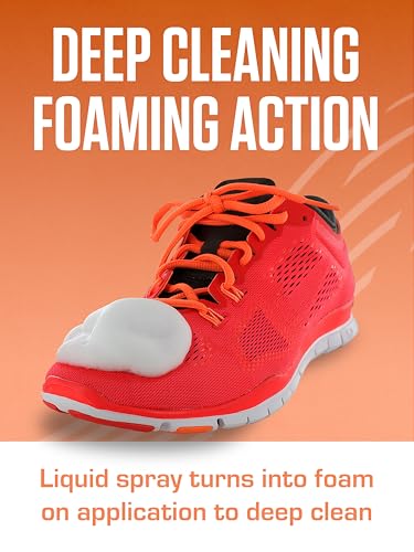 SOFSOLE Instant Cleaner 5 oz or 9 oz - Deep Cleaning Foaming Action Lifts Dirt & Debris from Toughest Fabrics & Materials - Scrub Top Applicator - Refreshing Scent - Athletic Shoes & Footwear - view 3