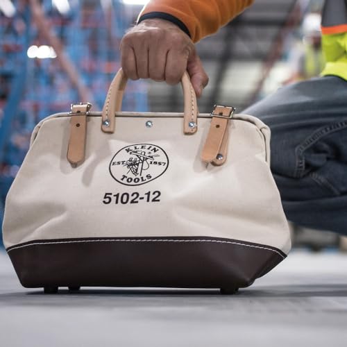 5102-12 Heavy-Duty Natural Canvas Tool Bag, Tool Tote, 12-Inch - view 6