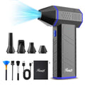 Electric Air Duster - 110,000 RPM Super Power Cordless Compressed Air Duster, 3-Gear Adjustable Mini Blower with Fast Charging, Dust Blower for Computer, Keyboard, Pet, House, Outdoor and Car