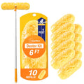 6 ft Long Dusters for Cleaning Compatible with Swiffer