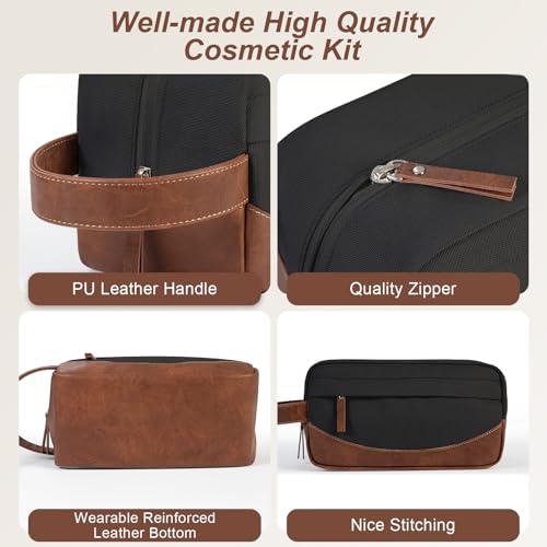 Travel Toiletry Bag for Men, Black, Medium - view 2