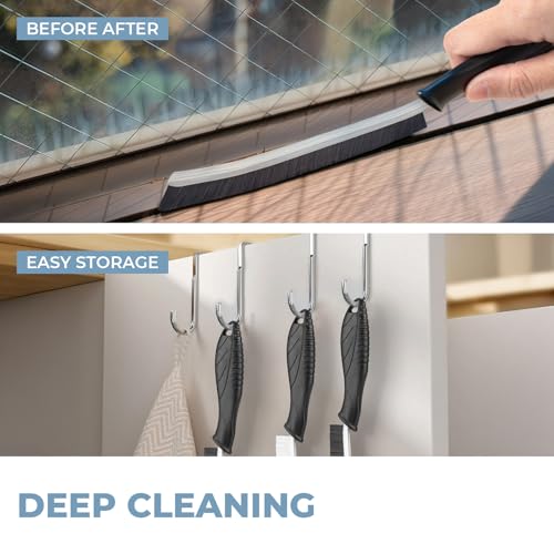 Cleaning Brush Set 3 Pcs with Soft Bristle and Hard Bristle Crevice - view 3