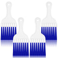 4 Pcs Ac Coil Brush HVAC Condenser Refrigerator Cleaner(Blue)